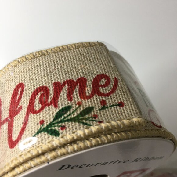 Home for the Holidays Red Truck Christmas Wired Ribbon 2 Rolls 1.5 in x 9 ft - Picture 5 of 12